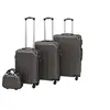 Image de Ensemble de valises à roulettes - - 4 pièces - Anthracite - Coque rigide - Cadenas TSA