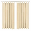Image de Rideau occultant - - 2 pcs - 140 x 225 cm - Beige - Micro-satin