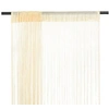 Image de Rideau en fils 2 pcs 100 x 250 cm Crème