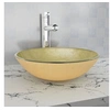 Image de Lavabo Verre trempé 42 cm Doré