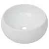 Image de lavabo rond Céramique Blanc 40 x 16 cm