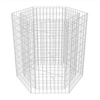 Image de Jardinière à Gabion Hexagonale Gabion avec Jardinière 100 x 90 x 100 cm