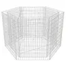 Image de Jardinière à Gabion Hexagonale 160x139x100 cm Décoration de Jardin