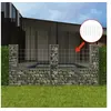 Image de Panier de gabion en forme de U Acier galvanisé 240x20x100 cm