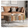 Image de Table basse Bois massif de récupération 100x50x38 cm