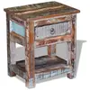 Image de Bijzettafel met lade 43x33x51 cm massief gerecycled hout243456