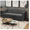 Image de Canapé à 3 places Tissu Gris foncé