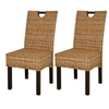 Image de Lot de 2 chaise interieur non empilable non pliable en bois H. 96 cm