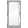 Image de Miroir mural - - 100x50 cm - Argenté - Style baroque - Décoration intérieure