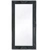 Image de Miroir mural - - Baroque - 100x50 cm - Noir - Intérieur