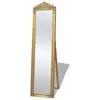 Image de Miroir sur pied Style baroque 160x40 cm Doré 243692