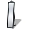 Image de Miroir sur pied Style baroque 160x40 cm Noir 243694