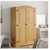 Image de Garde robe avec 2 portes Gamme Corona pin mexicain