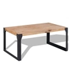Image de Table basse Bois d'acacia massif 100 x 60 x 45 cm