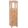 Image de Hoekkast 26x26x94 cm massief eikenhout243931