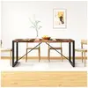 Image de Table à manger Bois de récupération massif 180 cm