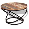 Image de Table basse Bois de récupération massif 60 x 60 x 40 cm