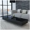 Image de Table basse Haute brillance Noir