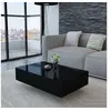 Image de Table basse Haute brillance Noir