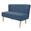 Image de Canapé 117 x 55,5 x 77 cm Tissu Bleu