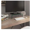 Image de Meuble TV pour moniteur 40x25x11 cm verre transparent