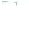 Image de Meuble tv/ pour moniteur 80 x 30 x 13 cm verre transparent