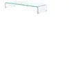 Image de Meuble tv / pour moniteur 90 x 30 x 13 cm verre transparent