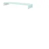 Image de Meuble tv/ support pour moniteur 120 x 30 x 13 cm verre blanc