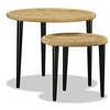 Image de Table basse 2 pcs Jute naturelle