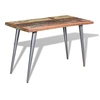 Image de Table a manger fixe sans tiroir 2 personnes rectangle en Bois L 120 cm