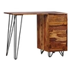 Image de Bureau avec 1 tiroir et 1 armoire Bois massif de Sesham