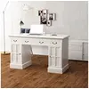 Image de Bureau à double piédestal Blanc 140 x 48 x 80 cm