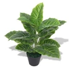 Image de Plante Taro artificielle avec pot 45 cm Vert