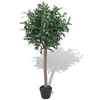 Image de Kunst laurierboom plant met pot 120 cm groen244453