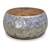 Image de Table basse Aluminium Teck 60 x 60 x 30 cm