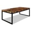 Image de Table basse Teck Résine 110 x 60 x 40 cm