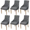 Image de Lot de 6 chaise H. 95.5 cm non pliable interieur en plastique gris