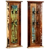 Image de Porte-manteau 2 pcs Bois de récupération massif 38 x 100 cm