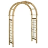 Image de Arche avec treillis Bois de pin vert imprégné