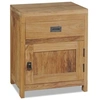 Image de Table de chevet teck massif 40x30x50 cm