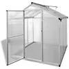 Image de Serre - - 3,46 m² - Aluminium renforcé - Résistante aux UV - Isolation thermique
