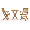Image de Salon de jardin Bois 3 pieces