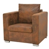 Image de Fauteuil x x cm Cuir daim artificiel