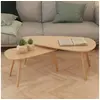 Image de Ensemble de tables basses 2 pcs Bois de pin massif Marron