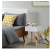 Image de Table de chevet 2 pcs Bois de pin massif 40 x 30 x 61 cm Blanc