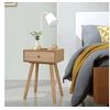 Image de Table de chevet 2 pcs Bois de pin massif 40 x 30 x 61 cm Marron