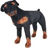 Image de Jouet en peluche Chien de race Rottweiler Marron et noir XXL