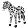 Image de Jouet en peluche Zèbre Noir et blanc XXL 91335