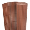 Image de Tuinafscheiding dubbelzijdig 90x300 cm PVC bruin43625