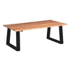 Image de Table basse Bois d'acacia massif 110 x 60 x 40 cm